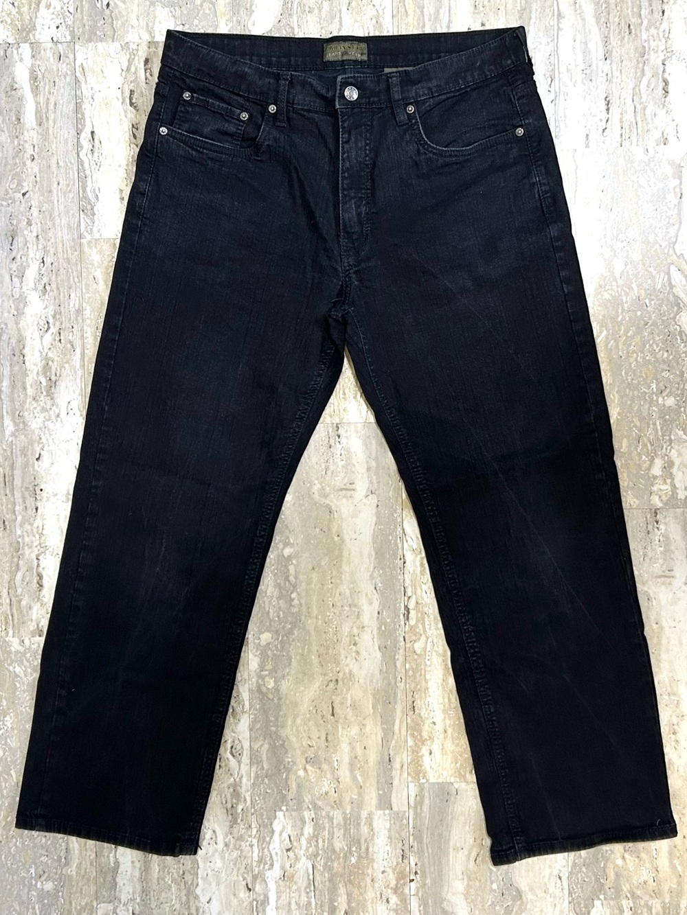Urban Star Black Jeans 36” X 31” Stretch Relaxed Fit Straight Leg